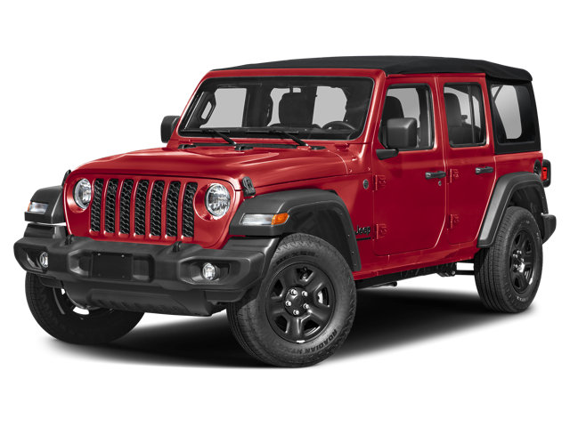 2025 jeep wrangler sahara in firecracker red clearcoat