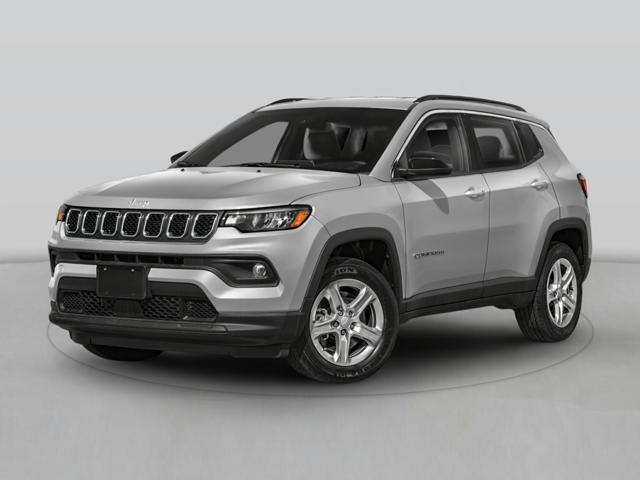 the 2025 jeep compass trailhawk trim level in silver zynith metallic clearcoat