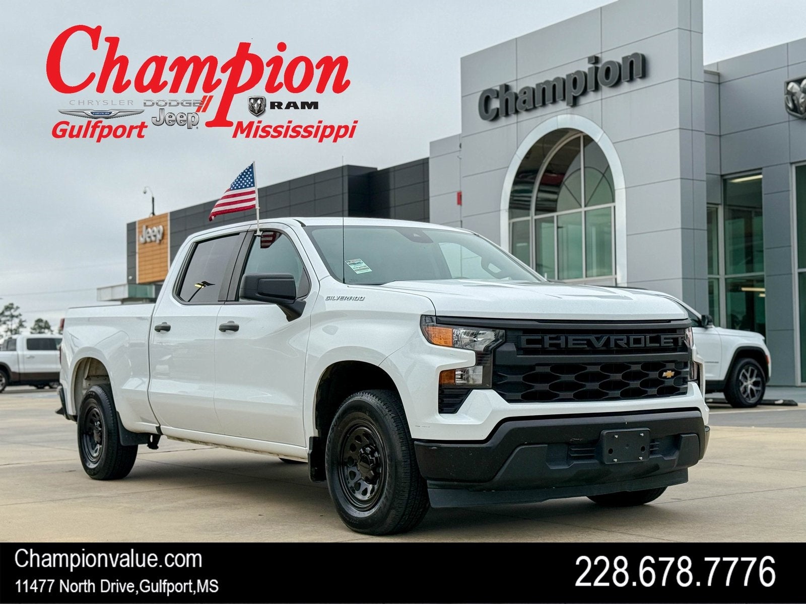 2023 Chevrolet Silverado 1500 2WD Crew Cab Standard Bed WT