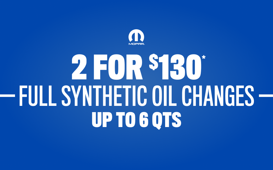 Great Savings When Buying 2 Oil Changes!